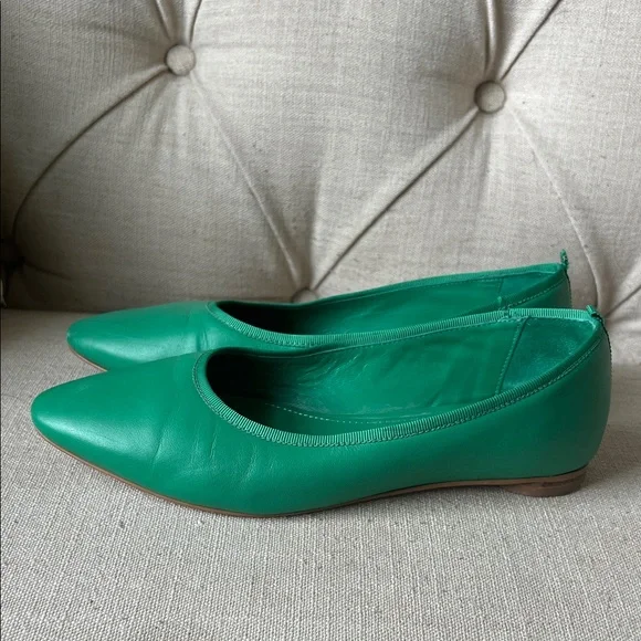 Boden Vibrant Green Women's Flats - Picture 3 of 7